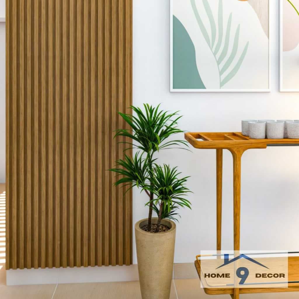 200 Revestimento Painel De Parede Ripado Decorativo MDF 45x11