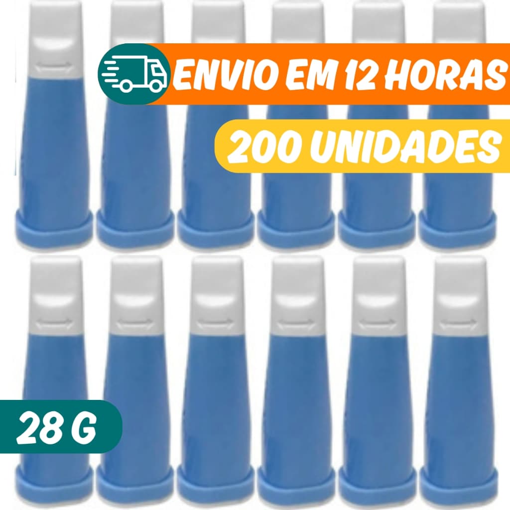 Lanceta de Segurança Automática Biomass - 200 Und - 28g