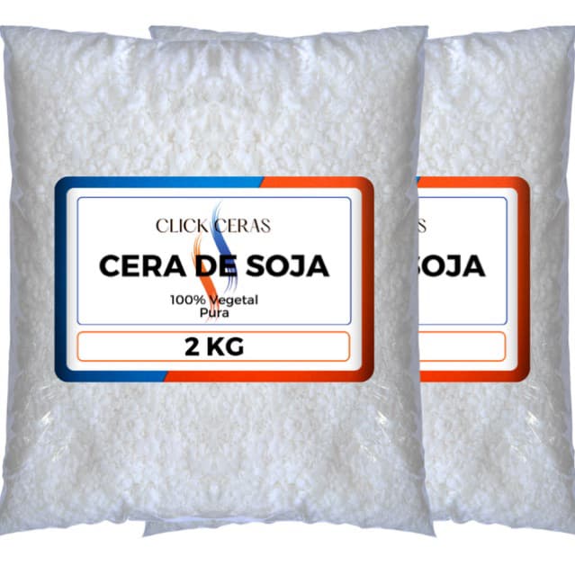 Cera de soja 100% vegetal (Pura) para velas artesanais