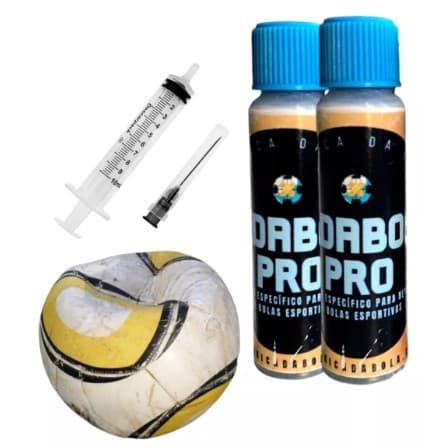 Kit 2 Cola Conserta Bola Furada Futebol Vôlei Handebol Veda