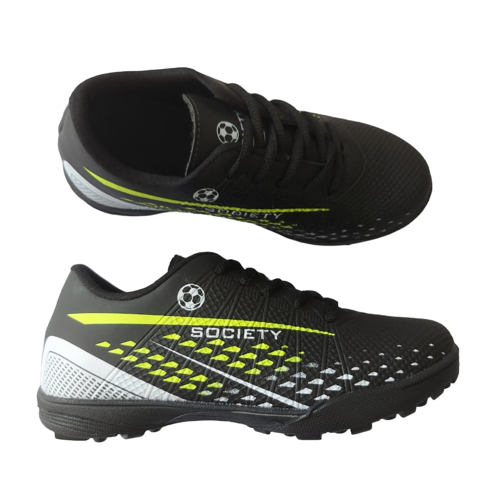 Tenis Infantil Menino Chuteira Society Grama Sintética Promoção