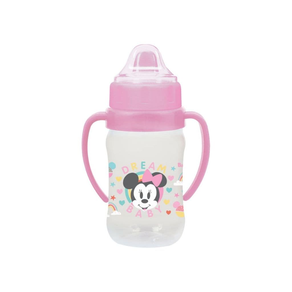 Copo De Transição Infantil Com Redutor de Pingo 300ml Minnie Disney
