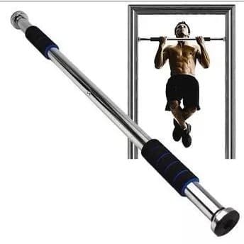 Barra Fixa Flexão Porta Apoio Regulável 64 a 100 Cm