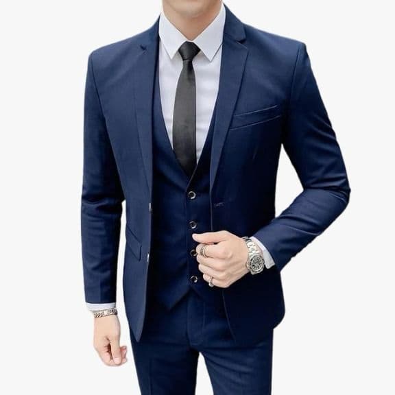 Terno Italiano Oxford Slim Masculino - Paletó+Calça