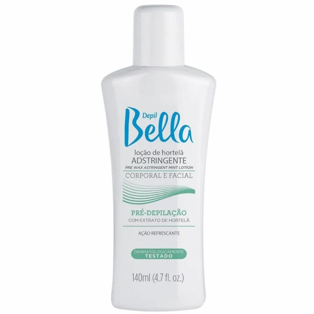 Loção Pré Depilatória Adstringente Depil Bella Hortelã 140 Ml