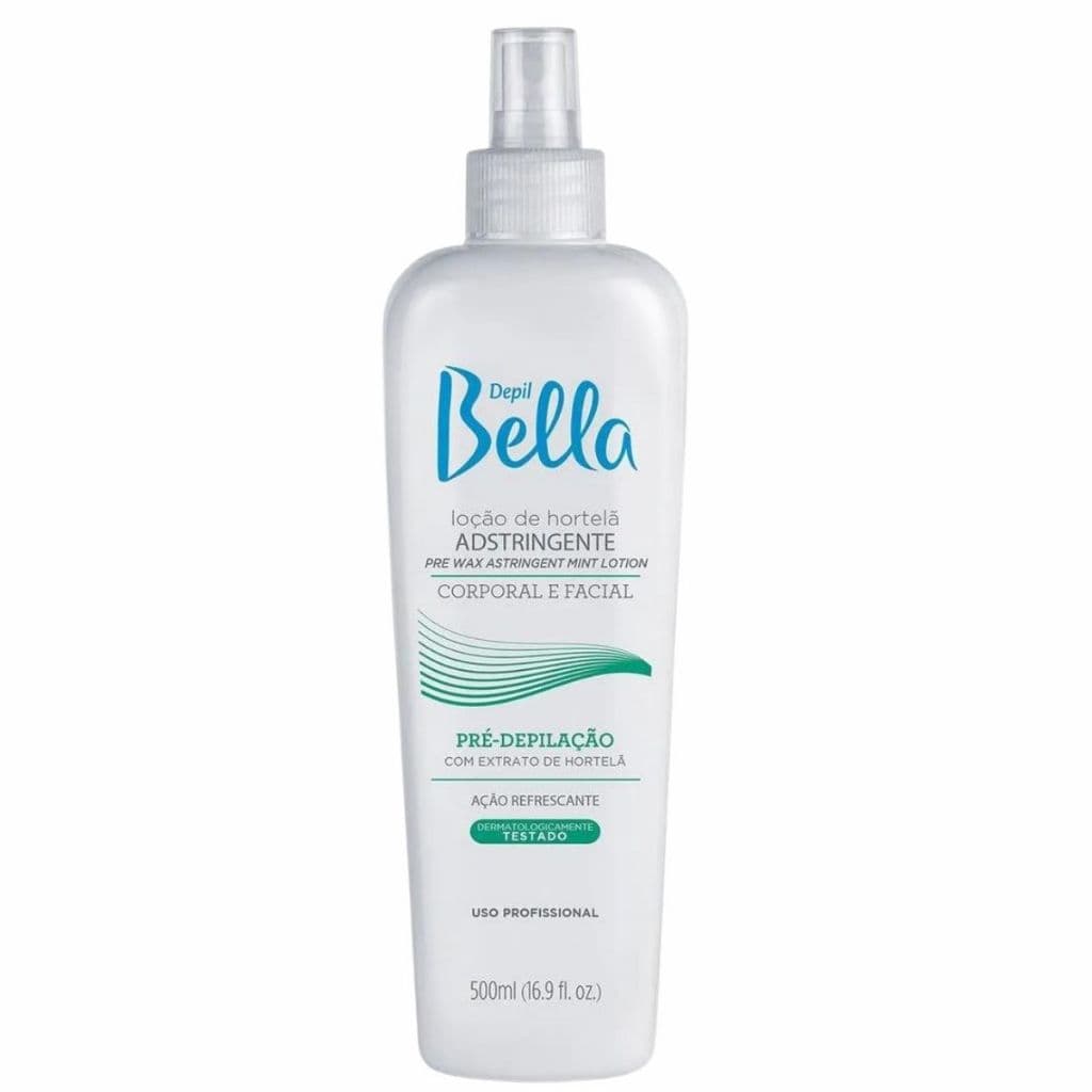 Loção Pré Depilatória Adstringente Depil Bella Hortelã 500 Ml
