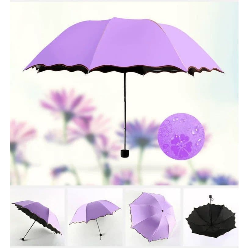 Guarda-chuva Com Blackout reforçados com  blecaute feminino - Floresce na água 10 Varetas