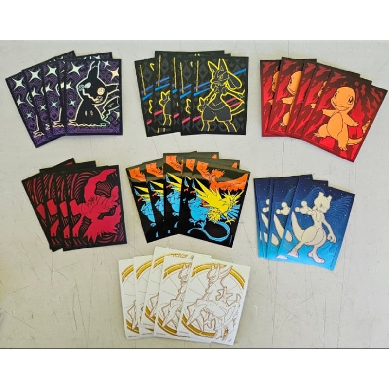 Lotes a partir de 5 protetores de cartas pokemon ETB (sleeve/shield)