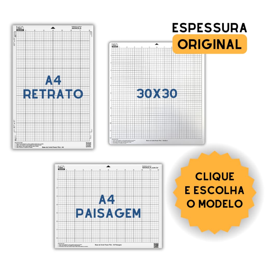 Base de Corte Silhouette PORTRAIT e Silhouette CAMEO - Compatível Com Todos Os Modelos - COM COLA