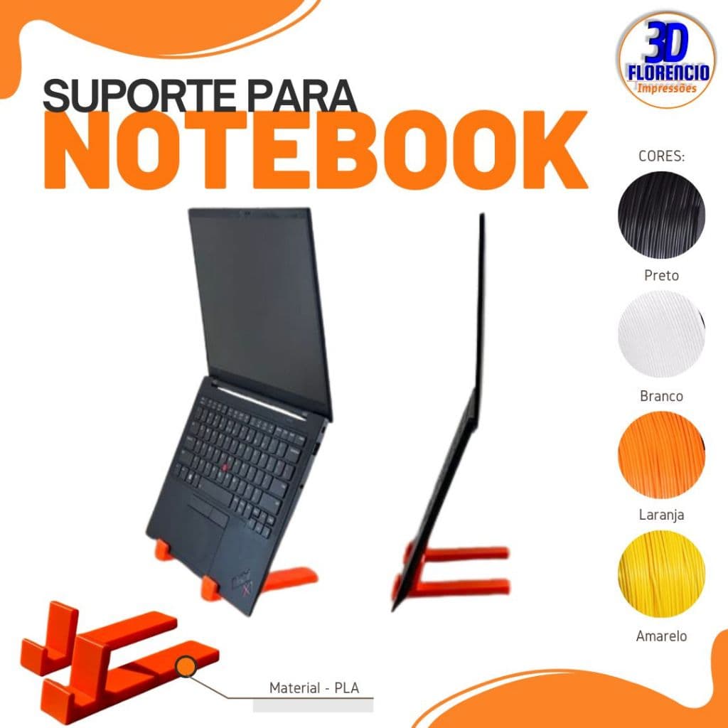 Suporte de Mesa Universal Ergonômico para Laptop Notebook Alto (Para teclado e mouse externo)