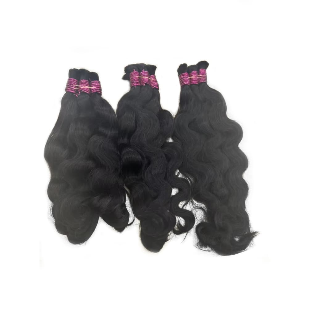 Cabelo Humano Natural 55cm, 65cm ou 75cm Ondulado 100g Liga Rosa Castanho
