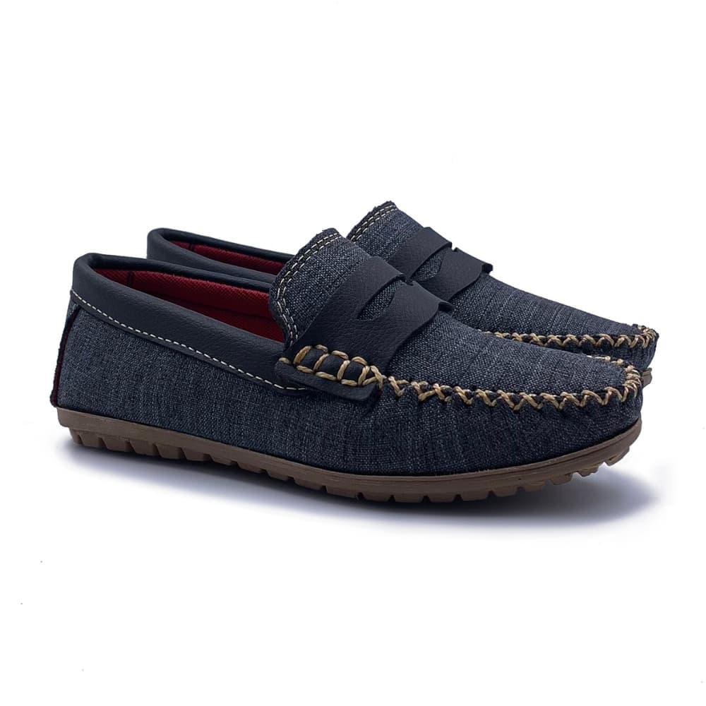 Sapato Mocassim Menino Sapatilha Infantil Masculino Casual Kids Confortável 25 ao 36 Forma Padrão