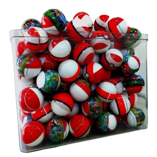 Kit Lembrancinha Tipo Pokémon mini Pokebola Surpresa Festa Envepolada Decoração Sortida