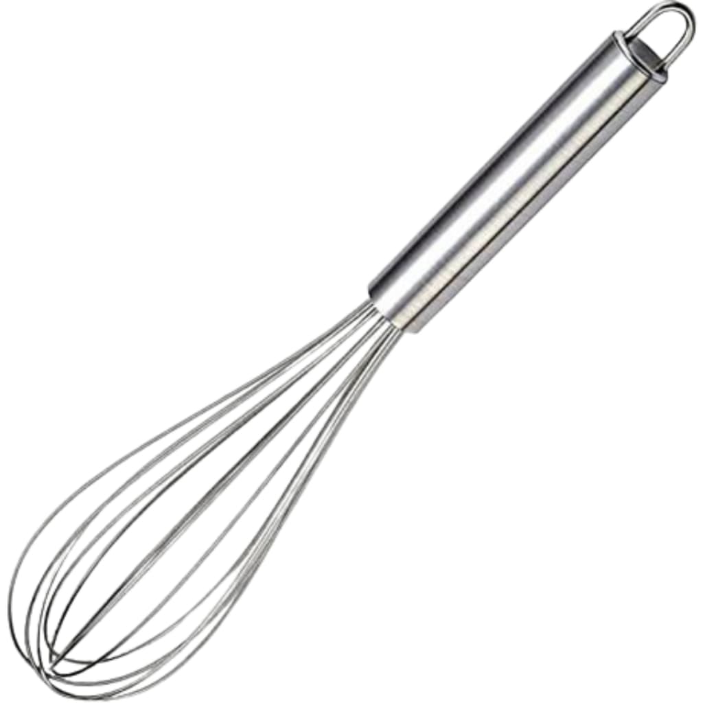 Batedor Fouet Profissional Inox 29cm e 19cm Reforçado Utensilios Cozinha Batedor Ovos Massas Bolos