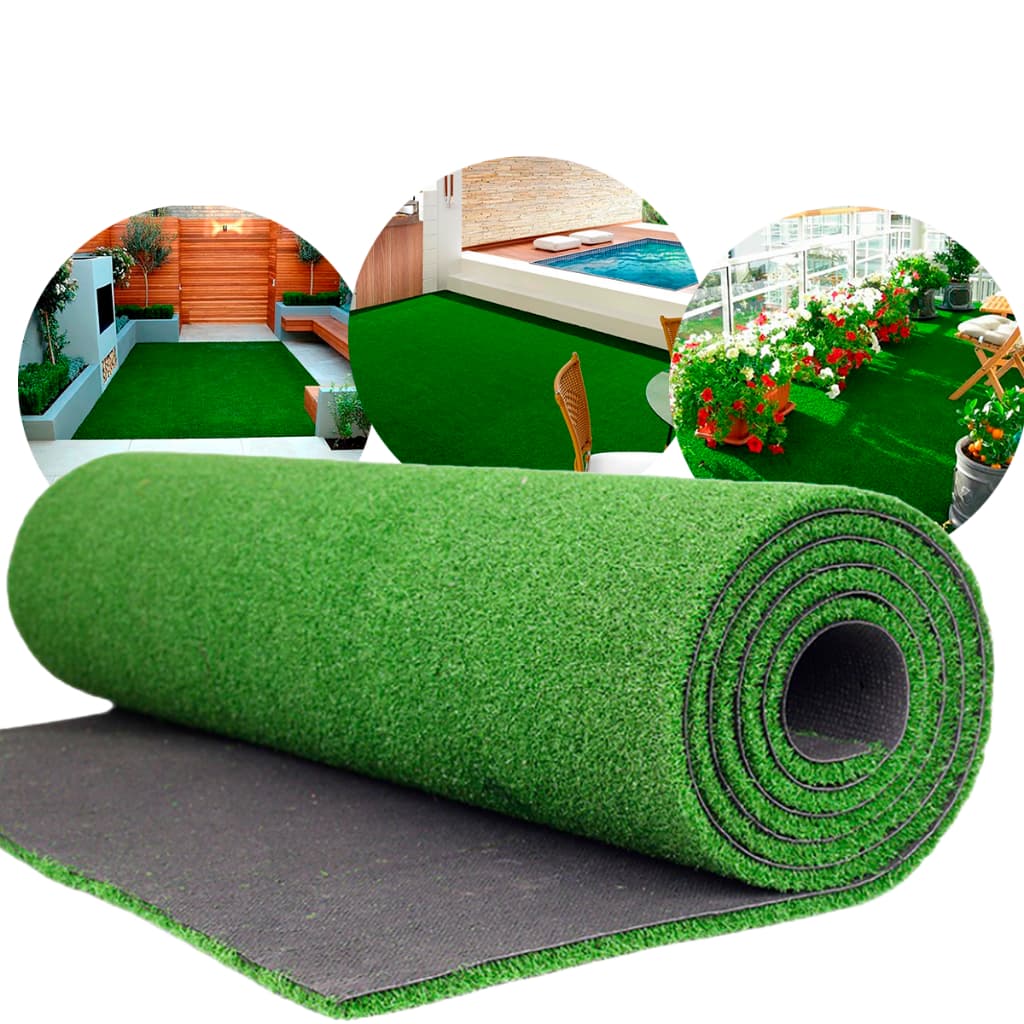 Grama Sintética Premium 100cm x 50cm (1m²) Softgrass 20mm Decorativa Idêntica Natural Tapete