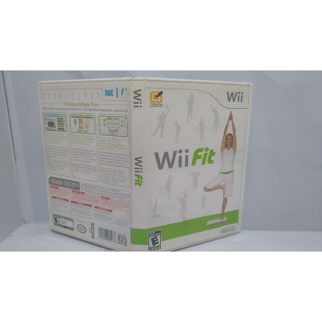 caixa vazia wiifit nintendo wii