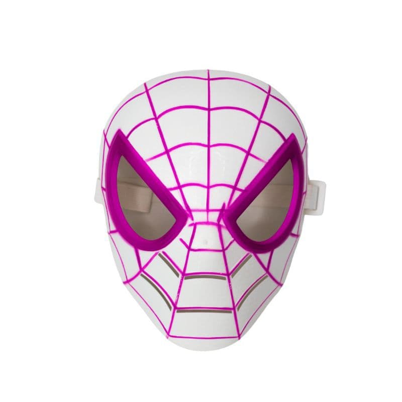 Máscara Super Aranha gwen  Rosa Feminina Cosplay Fantasia Infantil Adulto Festa sh-g1