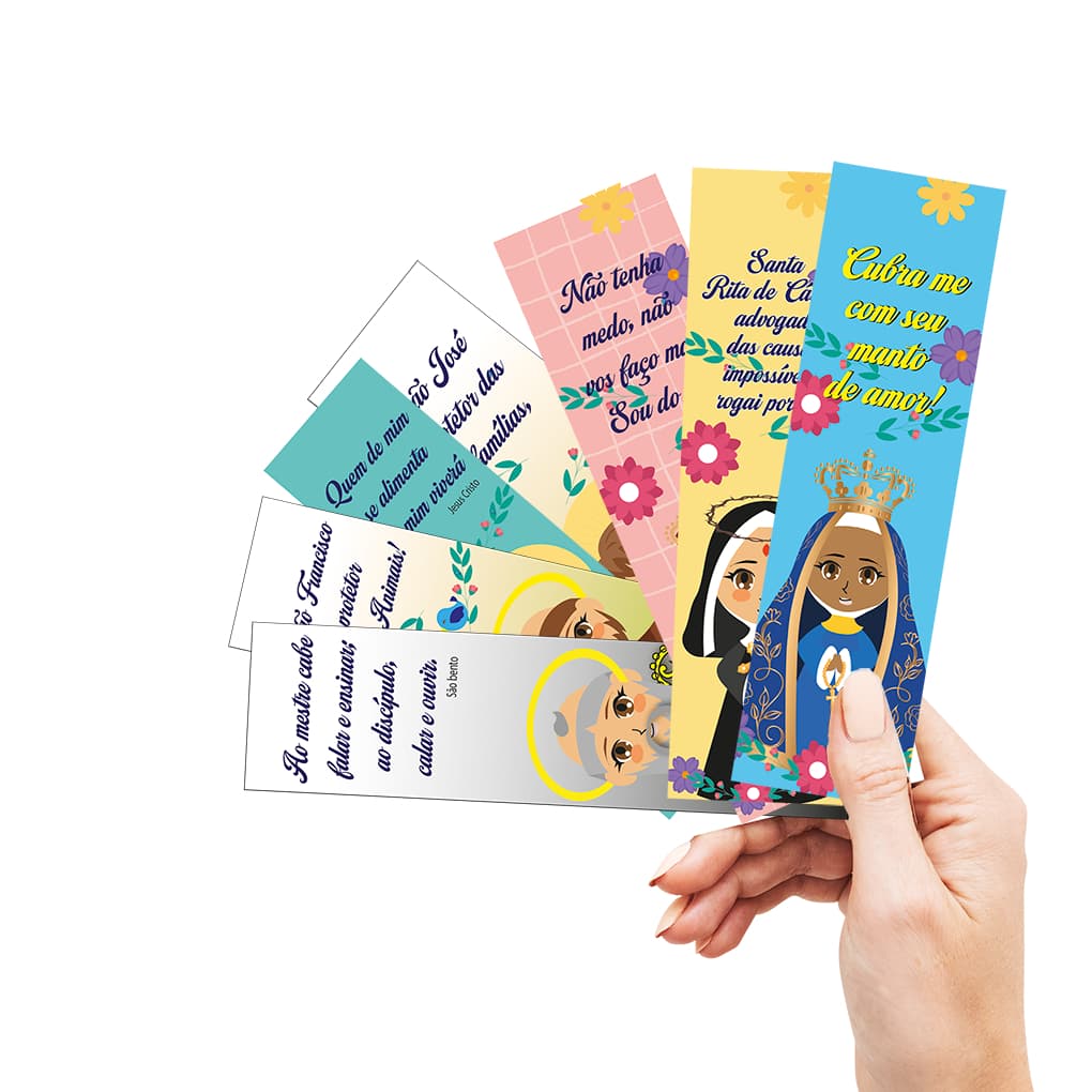 Marca páginas, Santos, fé, igreja, biblico, primeira comunhão variados