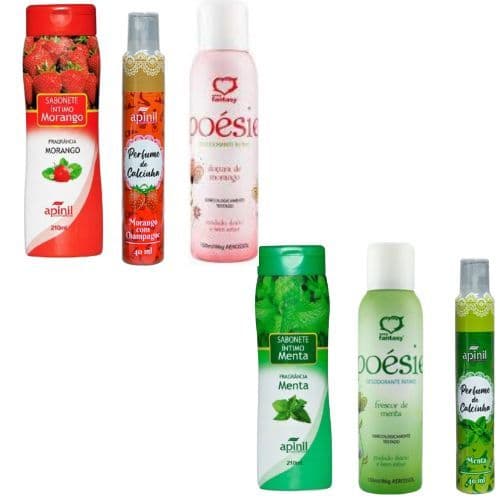 Kit Desodorante íntimo, Sabonete íntimo e Perfume de Calcinha