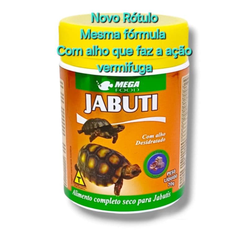 Ração Para Jabuti 70 Gramas