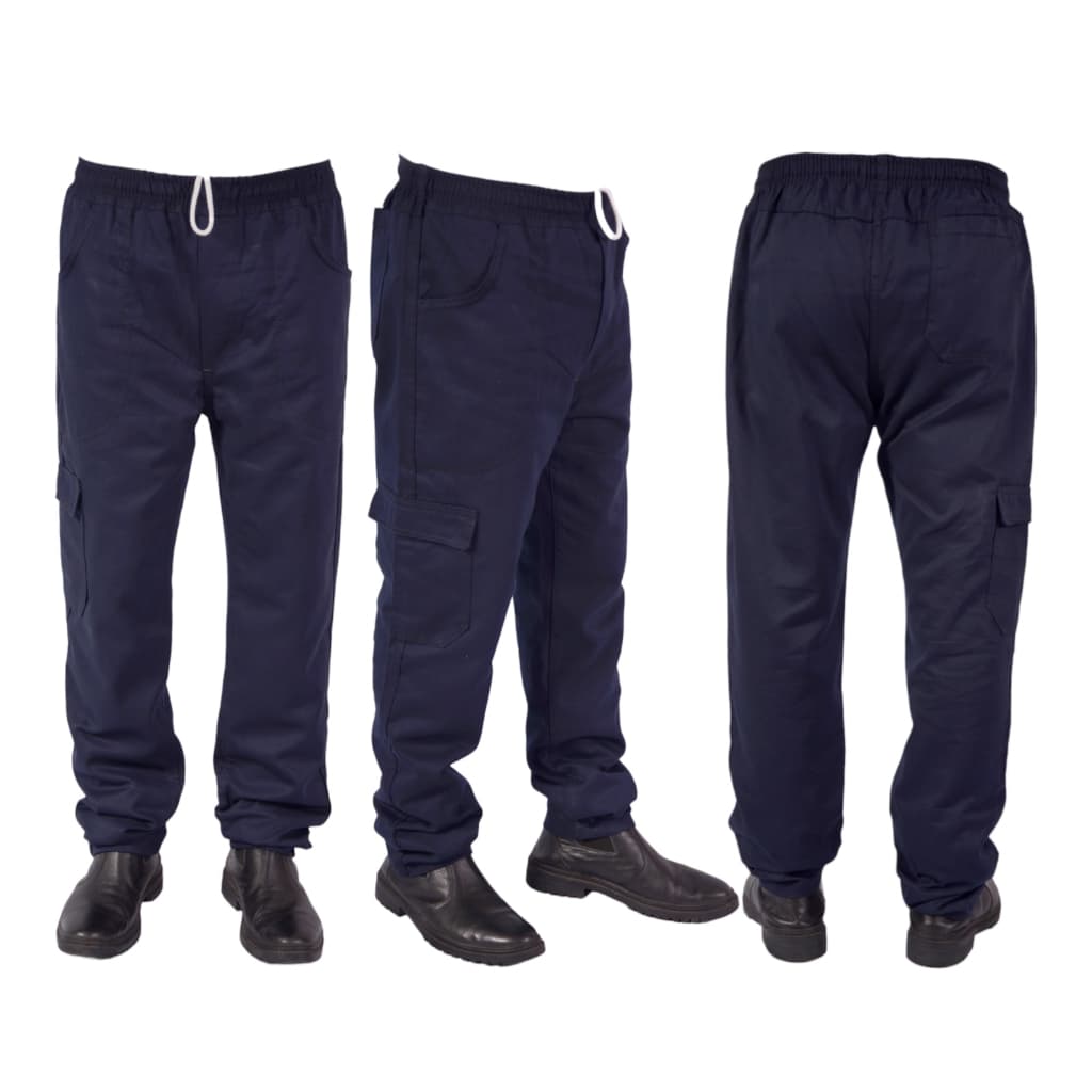 Kit 2 Calça Brim Trabalho Costura Dupla Reforçado 100% Qualidade