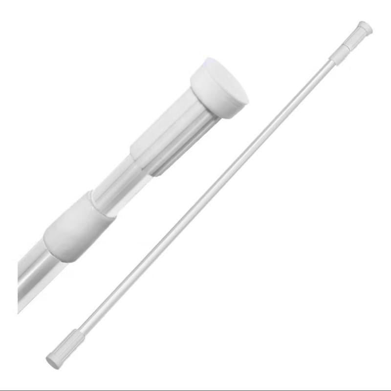 Porta Cortina Alumínio Box Varão Bastão Banheiro de 70-120cm ou 110-200cm metros pia guarda roupas