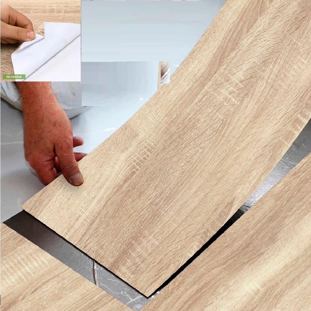 Kit até 10 Adesivos Para Piso Vinílico Autocolante Com Textura Vários Modelos