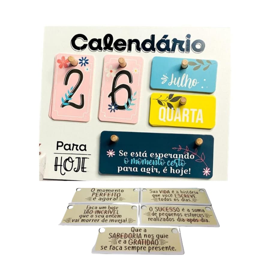 Calendario de Mesa Motivacional Permanente