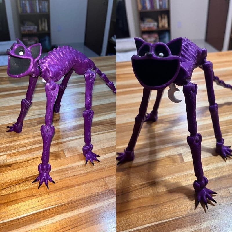 Boneco Poppy Playtime capítulo 3 jogos - Gato Catnap Articulado