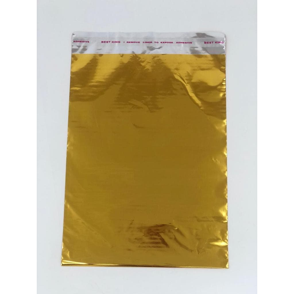 50 Sacos Metalizados Adesivados tamanhos a escolha