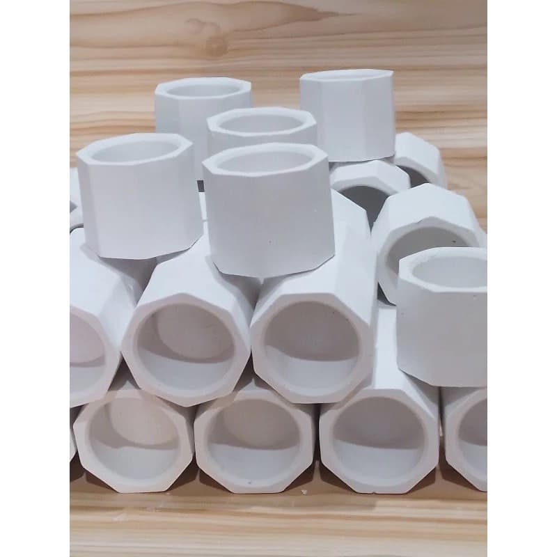 KIT 50 vasos de gesso 5x5cm lembrancinha