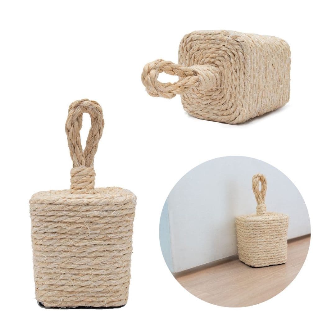 Peso Porta Quadrado Corda Sisal Total Cimento Concreto 1kg