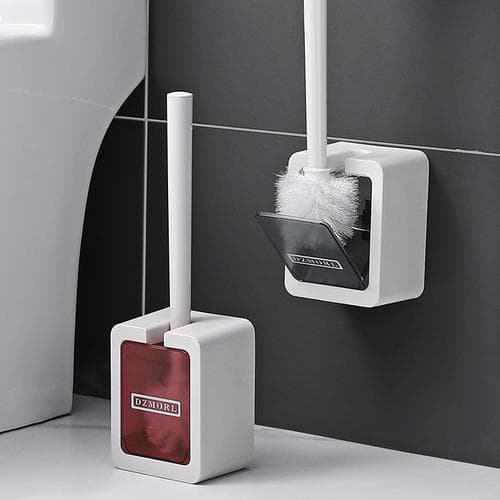 Escova Sanitária Com Alto Adesiva Na Parede Suporte De Escova Limpa Vaso Sanitário