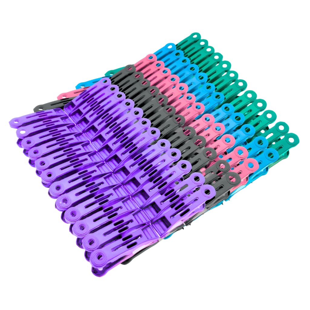 120 Prendedores de Roupas Design Europeu Pregadores para Varal Multiuso Grampos de Roupas