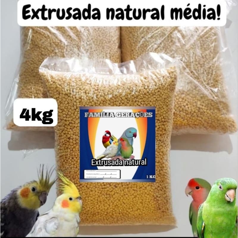 Extrusada natural  CALOPSITA - AGAPONE  (4Kg)