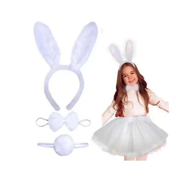 kit fantasia infantil arco + saia[ coelhinho, gatinha, ratinho, diabinho ] ~ IDEIA FLORIDA SHOP ~