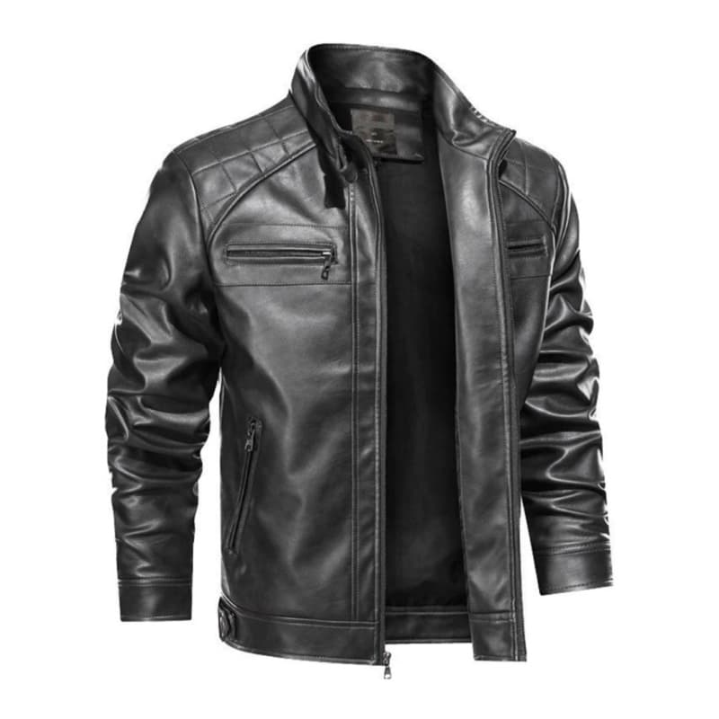 Jaqueta Couro Grossa Moto  Resiste Água Frio Forte Corta vento