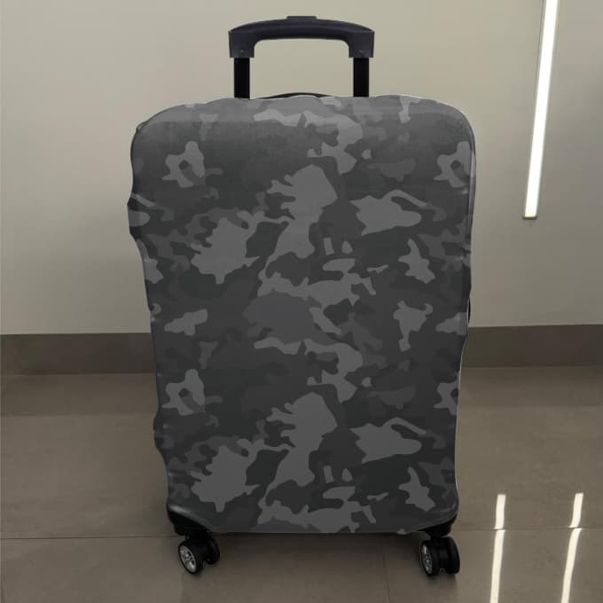 Capa Elástica Protetora De Mala Viagem De Camuflado P(10kg)