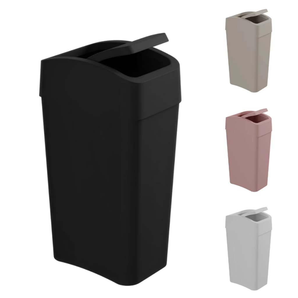 Lixeira Cesto de Lixo Banheiro Cozinha Tampa Basculante 8 L