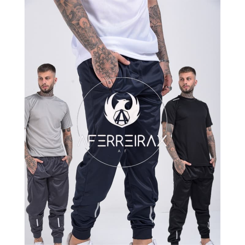 Calça Esportiva Masculina Premium Tecido Leve Confortavel e Resistente Costura Reforçada Premium