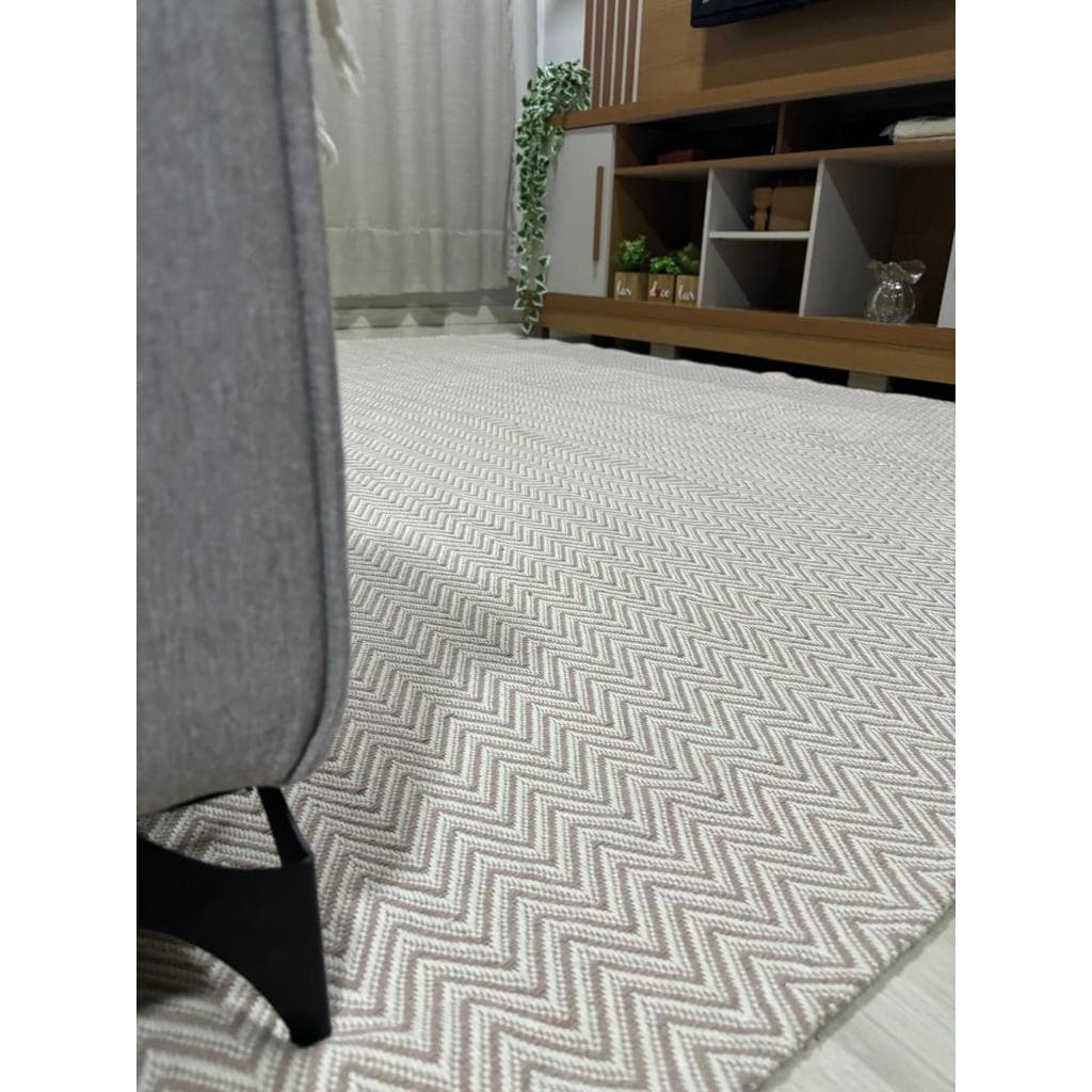 Tapete de Sala 100% algodão. Grande, grosso e muito macio, pode ser lavado na máquina!