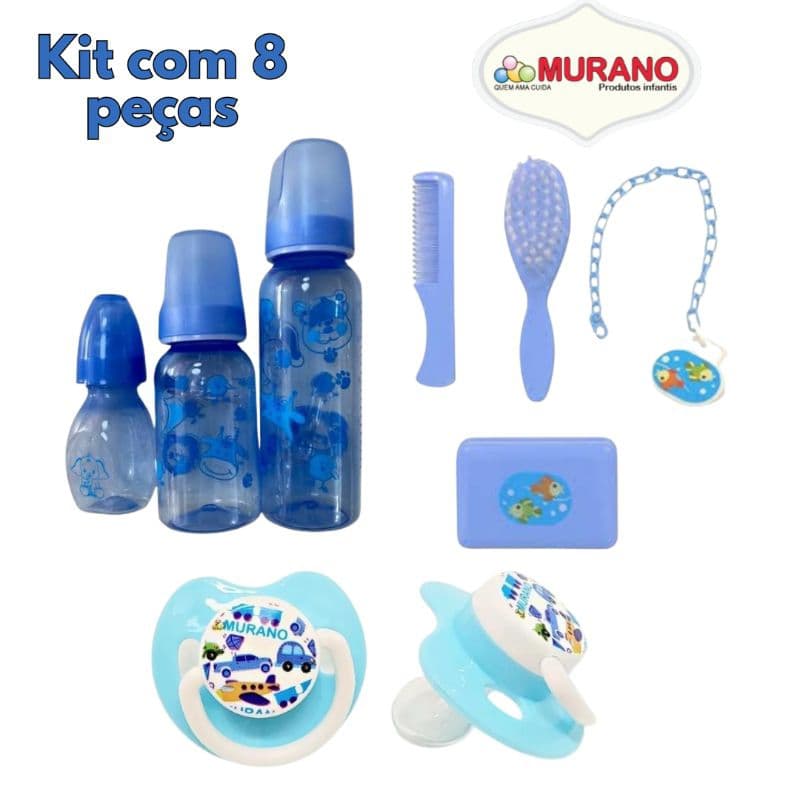 Kit com 3 Mamadeiras & Produtos Para o seu Bebê