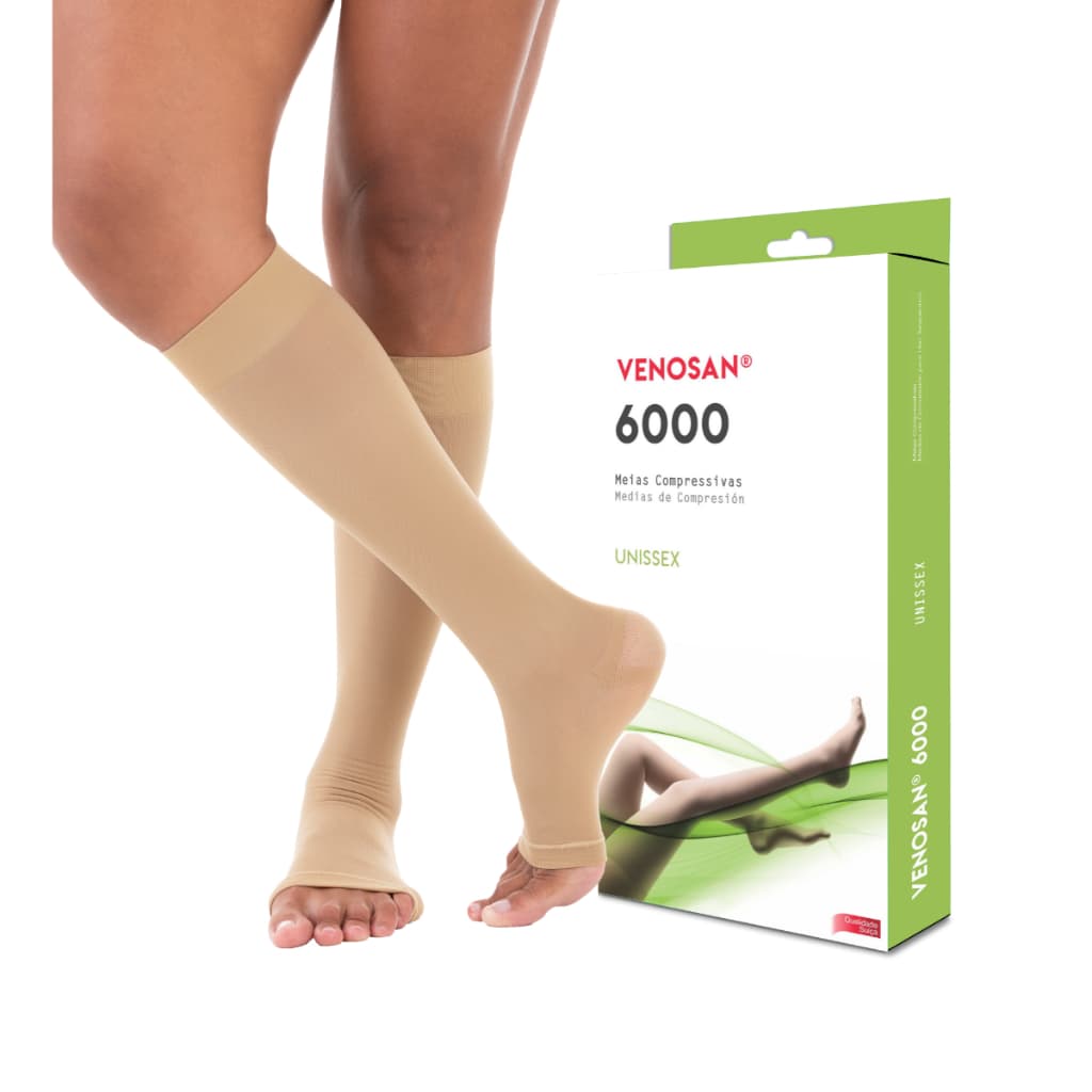Meia Venosan 3/4 Média Compressão 20-30mmhg 6000 Unissex