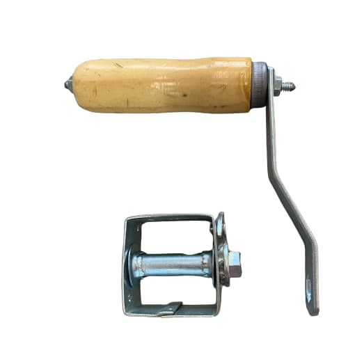 Manivela C/ Catraca P/ Esticar Rede De Volei Tênis E Varal