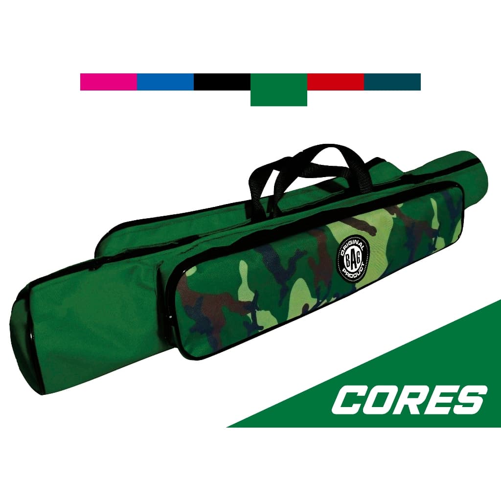 Bolsa porta vara de pesca 80cm até 1,80mt com Diametro Cores
