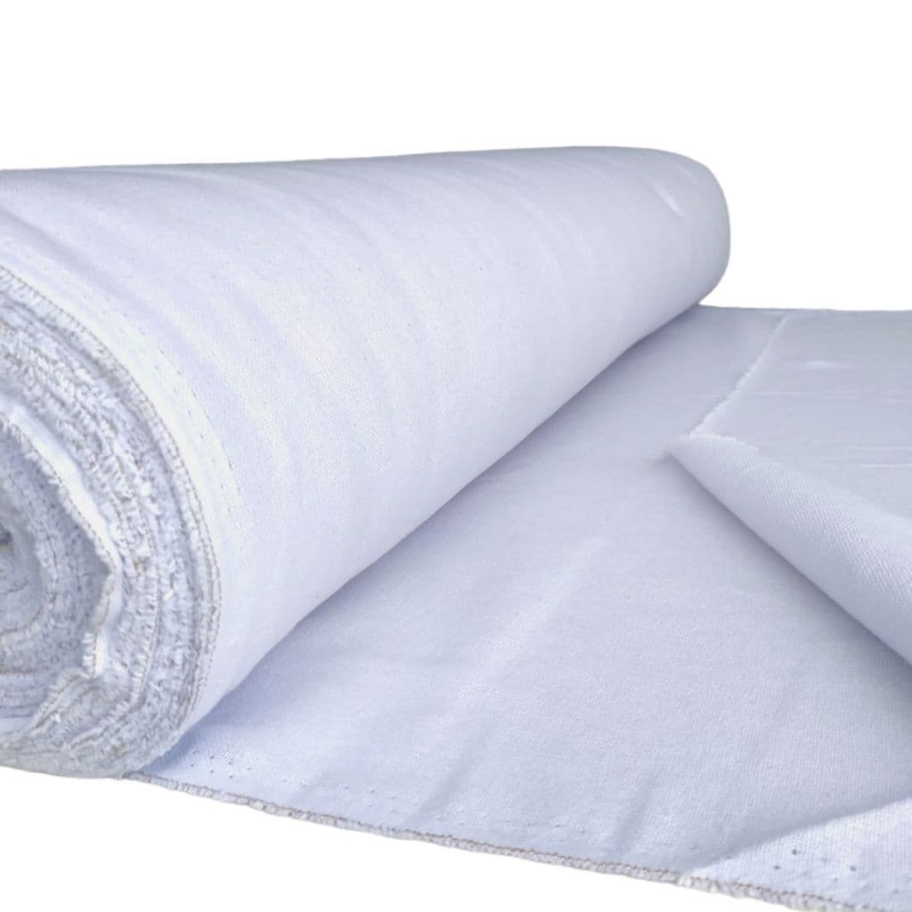 Tecido Alvejado Pano Prato 70cm Largura 10 Metros 11 Trama