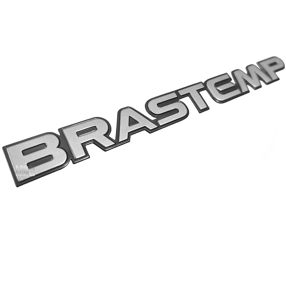 Adesivo Emblema Refrigerador Freezer Brastemp Prata Original