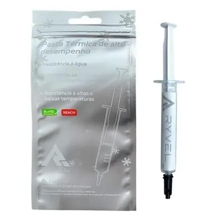 Pasta Termica Prata 5g 7,5 W/m | Ryvel Arctic | Para Processador e Placa de Video | CPU e GPU