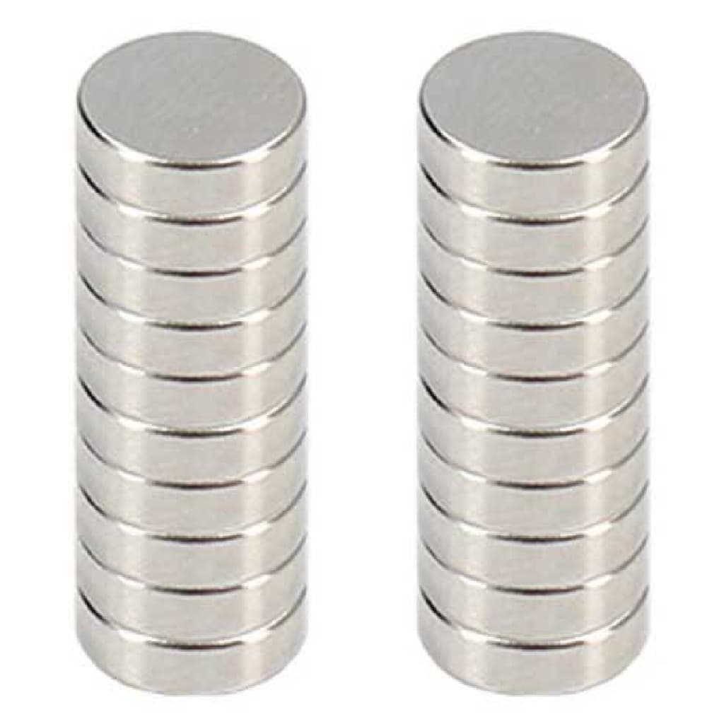 Ímã de neodímio 10x1 10x1,5 10x2 10x3 10x4 10x5 10x6 10x8 10x10 mm 20 peças super ímas potente disco
