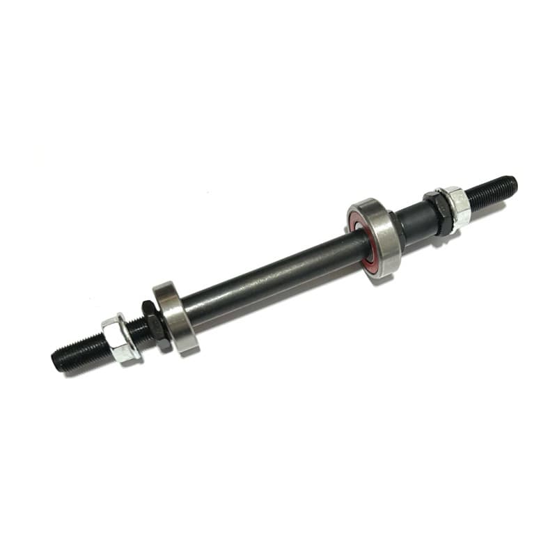 Um Eixo Traseiro Bike NIPARTE Cubo 3/8" x 194mm Com 2 Rolamentos Para Bicicleta